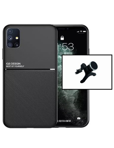 Kit Capa Magnetic Lux + Suporte Magnético de Carro Reforçado para Samsung Galaxy M51