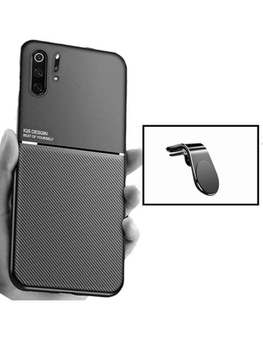 Kit Capa Magnetic Lux + Suporte Magnético L Safe Driving para Huawei P30 Pro