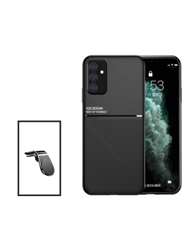 Kit Capa Magnetic Lux + Suporte Magnético L Safe Driving para Samsung Galaxy A13 5G - Preto