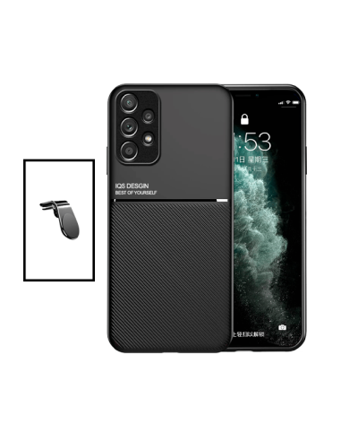 Kit Capa Magnetic Lux + Suporte Magnético L Safe Driving para Samsung Galaxy A33 5G - Preto