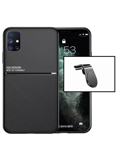 Kit Capa Magnetic Lux + Suporte Magnético L Safe Driving para Samsung Galaxy A51 5G