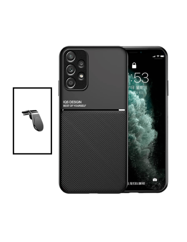 Kit Capa Magnetic Lux + Suporte Magnético L Safe Driving para Samsung Galaxy A53 5G - Preto