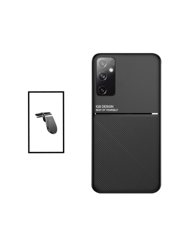 Kit Capa Magnetic Lux + Suporte Magnético L Safe Driving para Samsung Galaxy M13 - Preto