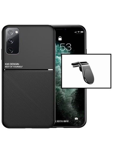 Kit Capa Magnetic Lux + Suporte Magnético L Safe Driving para Samsung Galaxy Note 20