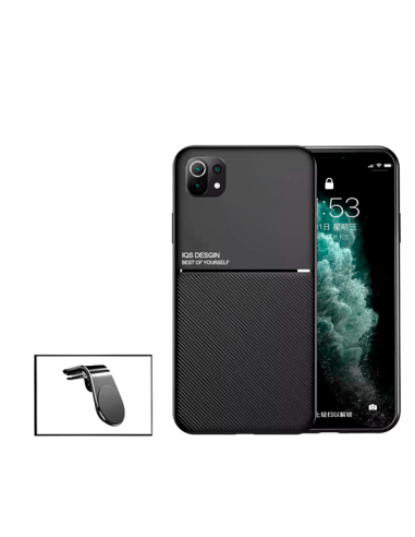 Kit Capa Magnetic Lux + Suporte Magnético L Safe Driving para Xiaomi Mi 11 Lite