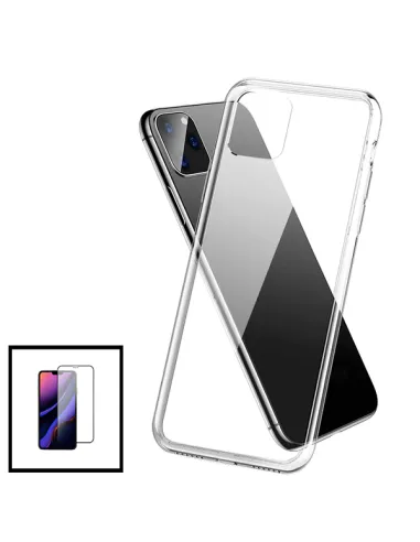 Kit Capa SuperProtect + Vidro Premium Full Cover para iPhone 11 Pro Max