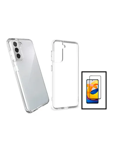 Kit Capa SuperProtect + Vidro Premium Full Cover para Samsung Galaxy S22+ Plus 5G - Transparente