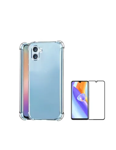 Kit Capa SuperProtect + Vidro Premium Full Cover para Samsung Galaxy A05 - Transparente