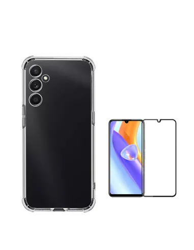 Kit Capa SuperProtect + Vidro Premium Full Cover para Samsung Galaxy A15 5G - Transparente