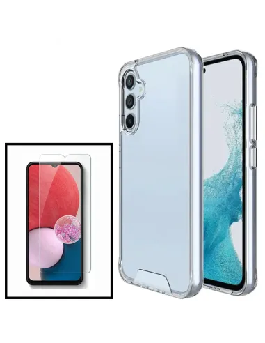 Kit Capa SuperProtect + Película de Vidro Temperado ClearGlass para Samsung Galaxy A34 5G - Transparente