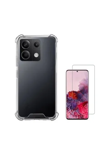 Kit Capa SuperProtect + Película de Vidro Temperado ClearGlass  para Xiaomi Poco X6 5G - Transparente