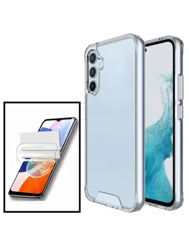 Kit Capa SuperProtect + Pelicula Hydrogel Frente para Samsung Galaxy A34 5G - Transparente