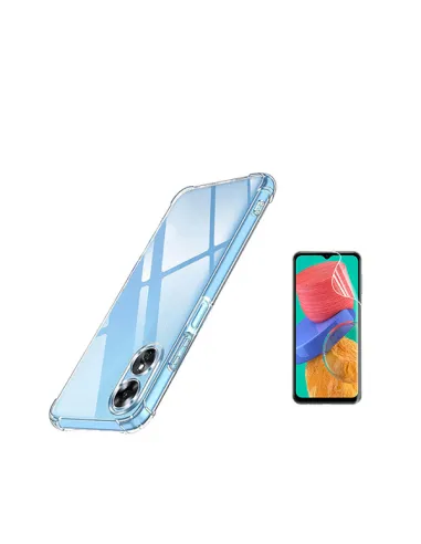 Kit Capa SuperProtect + Pelicula Hydrogel Frente  para Oppo A17 - Transparente