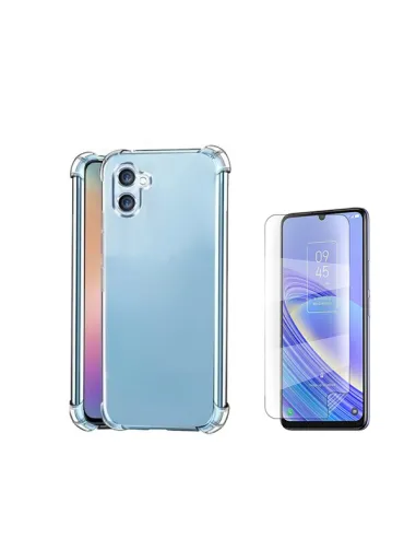 Kit Capa SuperProtect + Pelicula Hydrogel Frente  para Samsung Galaxy A05 - Transparente