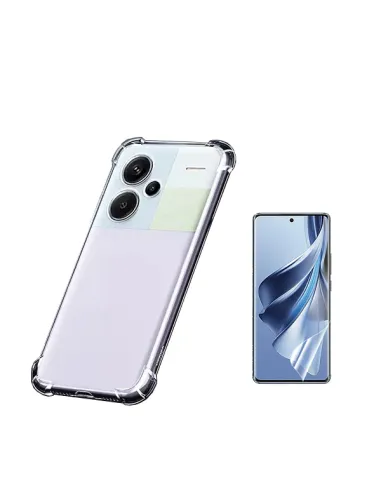 Kit Capa SuperProtect + Pelicula Hydrogel Frente  para Xiaomi Redmi Note 13 Pro+ - Transparente