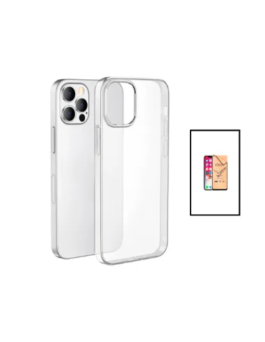 Kit Capa SuperProtect + Película CeramicGlass para Apple iPhone 14 Pro - Transparente