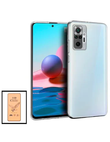 Kit Capa SuperProtect + Película CeramicGlass para Xiaomi Redmi Note 10