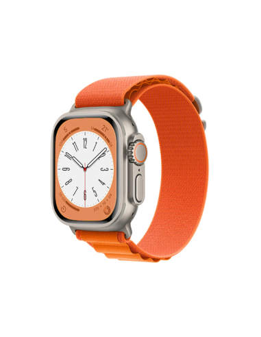 Bracelete NylonSense Alpine L (Pulso de 165mm a 210mm) para Apple Watch SE (2022) - 44mm - Laranja