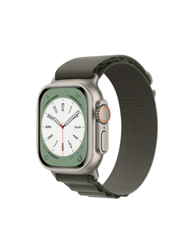 Bracelete NylonSense Alpine L (Pulso de 165mm a 210mm) para Apple Watch SE (2022) - 44mm - Verde