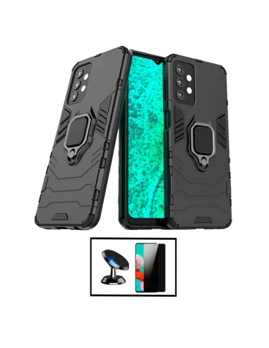 Kit Película Anti-Spy + Capa Military + Suporte Magnético para Samsung Galaxy A52 5G