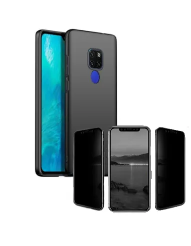 Kit Película Anti-Spy + Capa SlimShield para Huawei Mate 20 - Preto