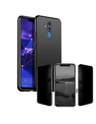 Kit Película Anti-Spy + Capa SlimShield para Huawei Mate 20 Lite - Preto