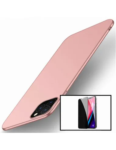 Kit Película Anti-Spy + Capa SlimShield para Xiaomi Redmi 8A - Rosa