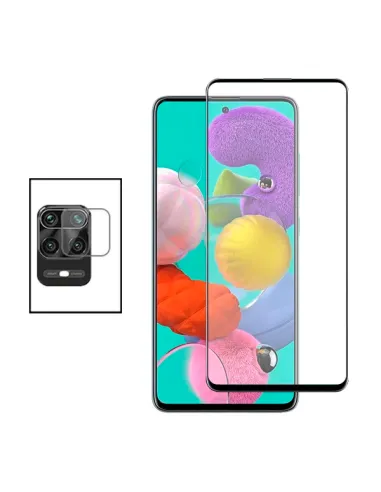 Kit Película de Camara Traseira + Vidro Temperado Vidro Full Cover para Xiaomi Redmi Note 9s