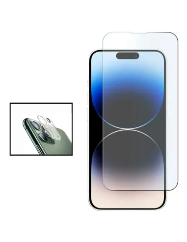 Kit Película de Camara Traseira + Vidro Temperado ClearGlass para Apple iPhone 15 - Transparente