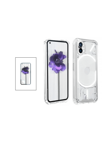 Kit Capa SuperProtect Anti-Shock + Pelicula Hydrogel Frente para Nothing Phone (1) - Transparente