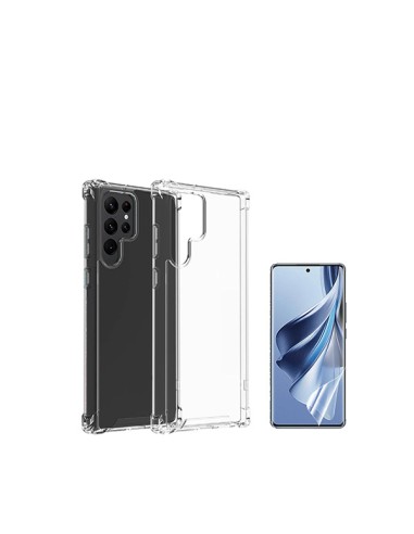 Kit Capa SuperProtect Anti-Shock + Pelicula Hydrogel Frente Phonecare para Samsung Galaxy S24 Ultra 5G - Transparente