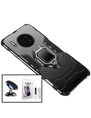 Kit Película Curved UV + Capa Military + Suporte Magnético para Huawei Mate 30 Pro