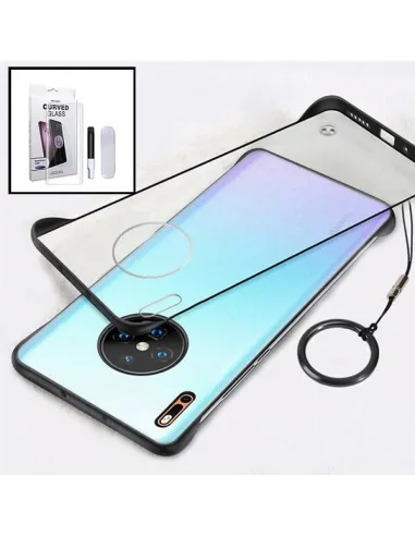 Kit Película Curved UV + Capa Bumper para Huawei Mate 30 Pro