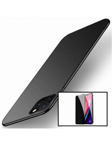 Kit Película 5D Anti-Spy + Capa SlimShield para iPhone 12 Pro Max - Preto