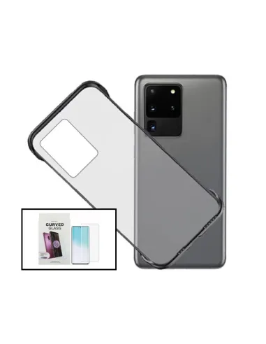 Kit Película Curved UV + Capa Bumper para Samsung Galaxy S20 Pro