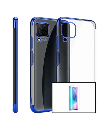 Kit Película Curved UV + Capa SlimArmor para Xiaomi Mi Note 10 Lite - Azul