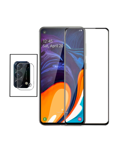 Kit Película de Camara Traseira + Vidro Temperado 5D Full Cover para Oppo Reno5 5G