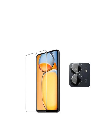 Kit Película de Camara Traseira + Vidro Temperado ClearGlass Phonecare para Xiaomi Redmi 13C - Transparente