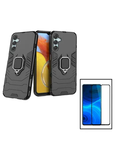 Kit Vidro Premium Full Cover + Capa Military  para Samsung Galaxy Note 20 Ultra