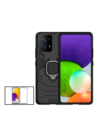 Kit Vidro Premium Full Cover + Capa Military  para Xiaomi Mix 4