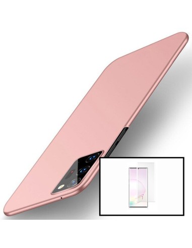 Kit Película de Vidro Nano Curved UV + Capa SlimShield para Samsung Galaxy Note 20 Ultra - Rosa