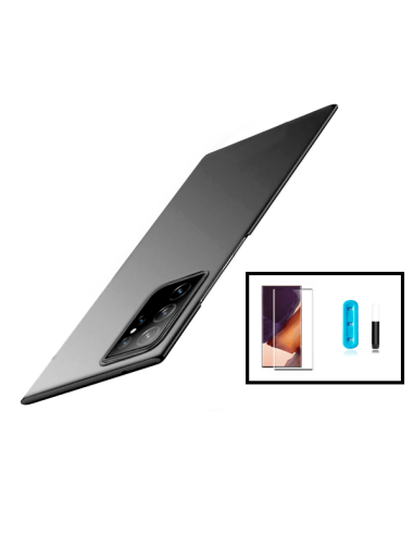 Kit Película de Vidro Nano Curved UV + Capa SlimShield para Samsung Galaxy S22 Ultra 5G - Preto