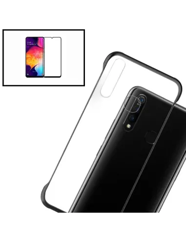 Kit Vidro Premium Full Cover + Capa Bumper para Huawei P Smart 2020