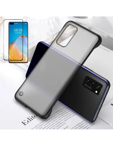 Kit Vidro Premium Full Cover + Capa Bumper para Huawei P40 4G