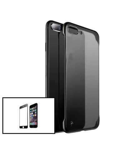 Kit Película de Vidro Temperado 5D Full Cover + Capa Naked Bumper para iPhone SE 2022