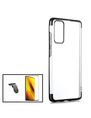 Kit Vidro Premium Full Cover + Capa SlimArmor + Suporte Magnético L para Huawei Y7a