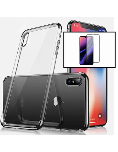 Kit Vidro Premium Full Cover + Capa SlimArmor para iPhone 11 - Preto