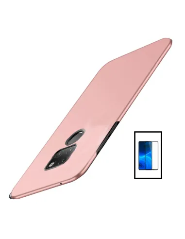 Kit Vidro Premium Full Cover + Capa SlimShield para Huawei Mate 20X 5G - Rosa