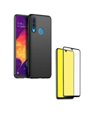 Kit Vidro Premium Full Cover + Capa SlimShield para Huawei Mate 30 5G - Preto