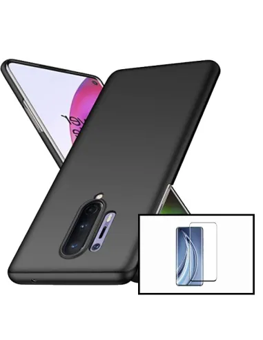 Kit Vidro Premium Full Cover + Capa SlimShield para OnePlus 7T Pro - Preto